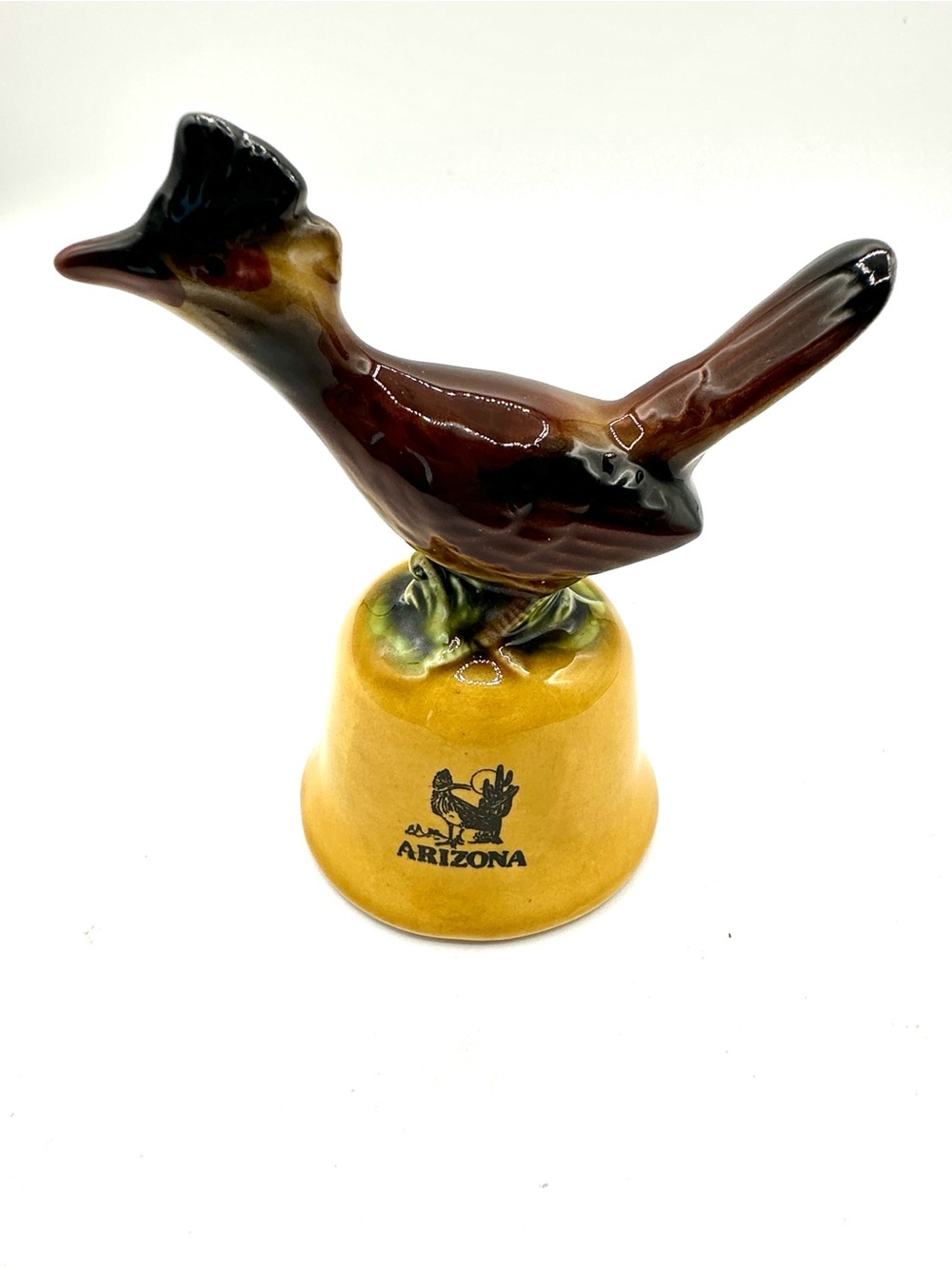 Roadrunner Arizona Souvenir Bell. By Bob Petley. Mid Century